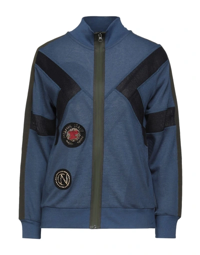 Mr & Mrs Italy Sweatshirts In Blue