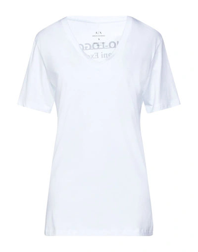 Armani Exchange T-shirts In White