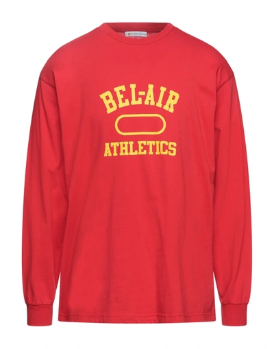 Shop Bel-air Athletics T-shirts In Red
