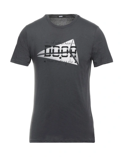 Shop Dooa Man T-shirt Lead Size Xl Cotton In Grey