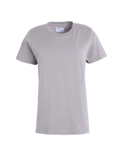 Shop Colorful Standard Woman T-shirt Grey Size M Organic Cotton