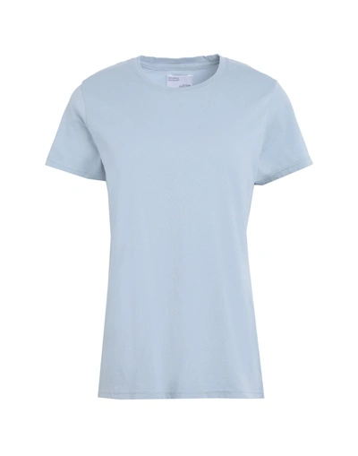 Colorful Standard Colourful Standard Colourful Std Womens T-shirts Cst. Cs2051 Pow. Cs205 In Blue