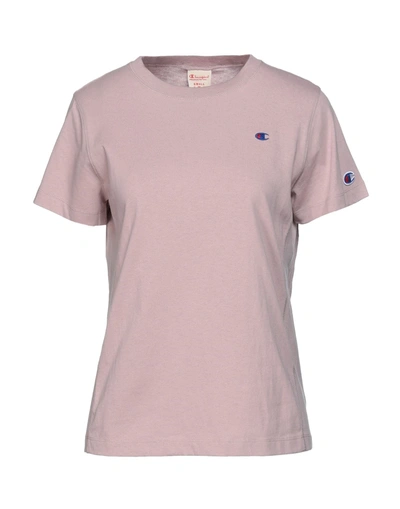 Shop Champion T-shirts In Blush