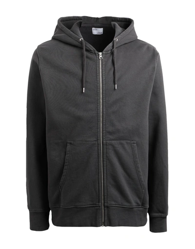 Shop Colorful Standard Man Sweatshirt Lead Size Xl Organic Cotton In Grey