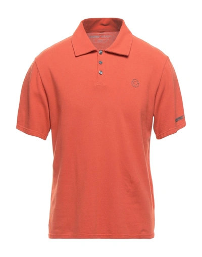 Shop Momo Design Man Polo Shirt Orange Size S Cotton