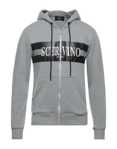 Shop Scervino Street Ermanno Scervino Man Sweatshirt Grey Size L Cotton