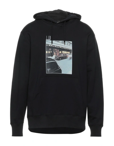 Shop Dunhill Man Sweatshirt Black Size Xl Cotton