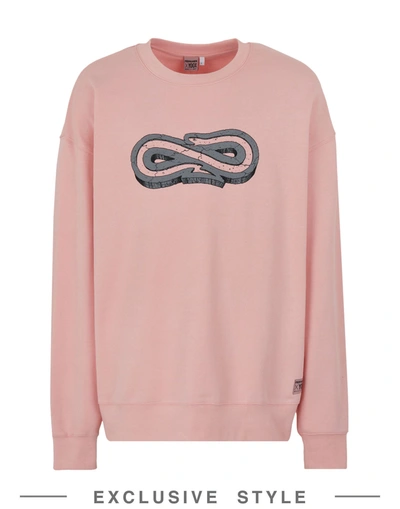 Shop Propaganda X Yoox Woman Sweatshirt Pink Size L Cotton