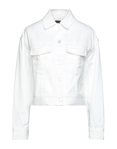 Shop Pinko Denim Shirts In White