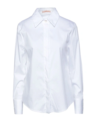 Shop Paola Prata Shirts In White