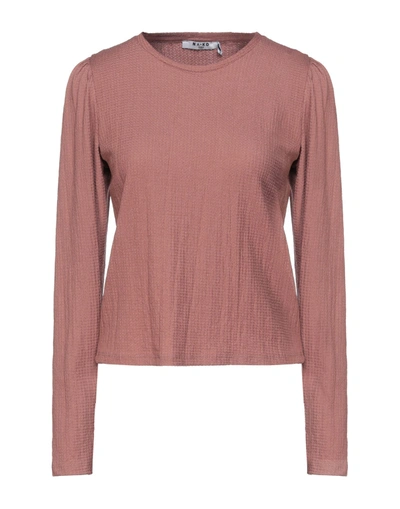 Shop Na-kd Woman T-shirt Pastel Pink Size Xs Polyester, Elastane