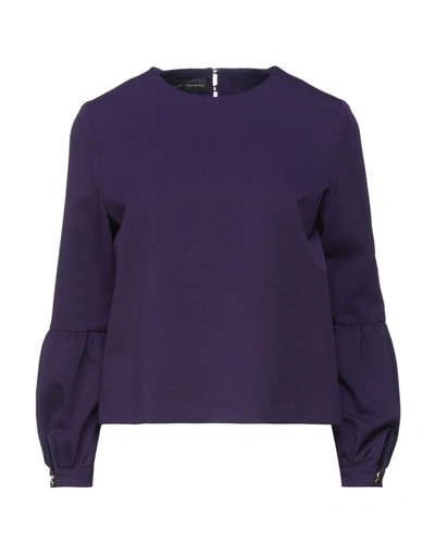 Shop Alessandro Dell'acqua Blouses In Purple