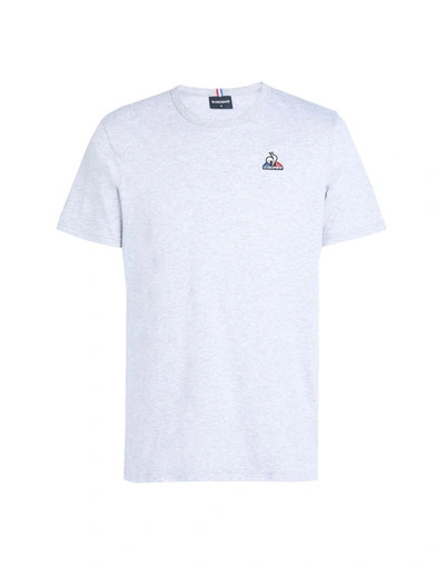 Shop Le Coq Sportif T-shirts In Light Grey