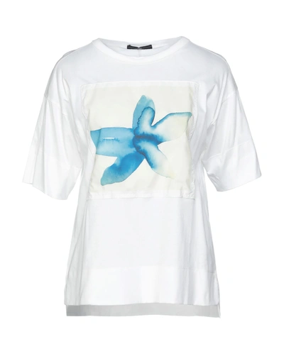 Shop High Woman T-shirt White Size Xs Cotton