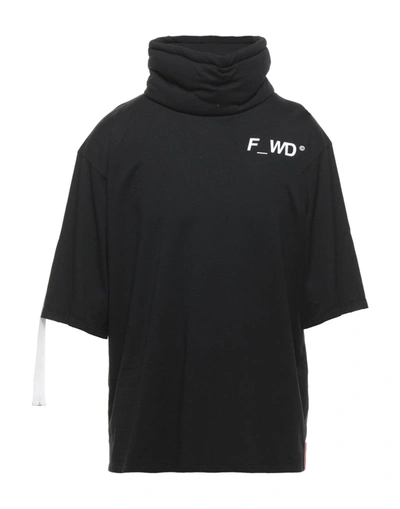 Shop F Wd F_wd Man T-shirt Black Size Xs Cotton, Polyester