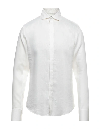 Shop Emporio Armani Shirts In White