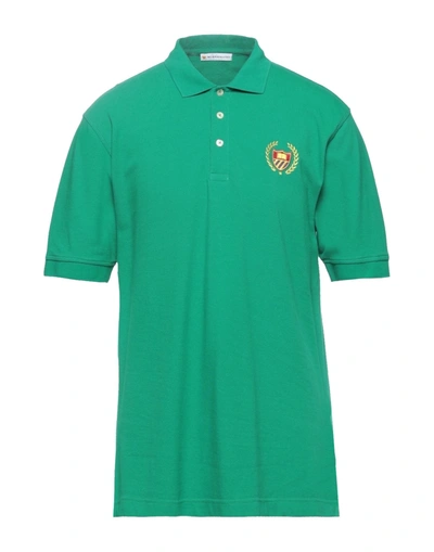 Shop Bel-air Athletics Polo Shirts In Green