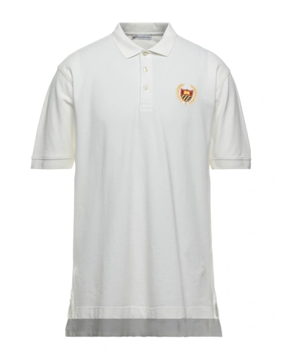 Shop Bel-air Athletics Polo Shirts In White