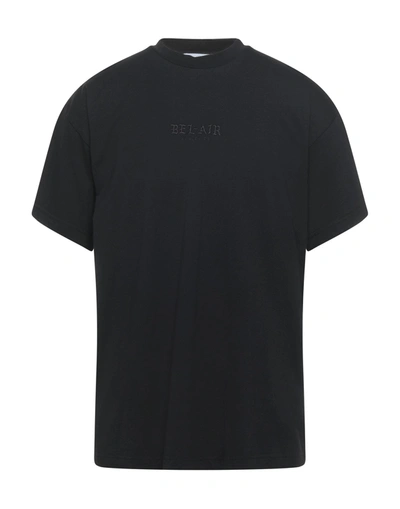 Shop Bel-air Athletics Man T-shirt Black Size Xs Cotton