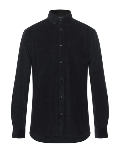 Shop Only & Sons Man Shirt Midnight Blue Size S Cotton