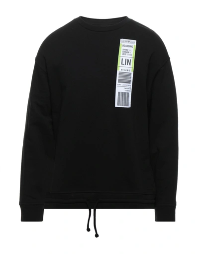 Shop Emporio Armani Man Sweatshirt Black Size S Cotton