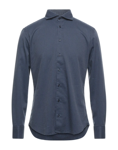 Shop Bastoncino Shirts In Dark Blue