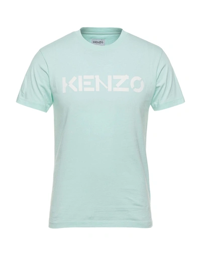 Shop Kenzo T-shirts In Light Green