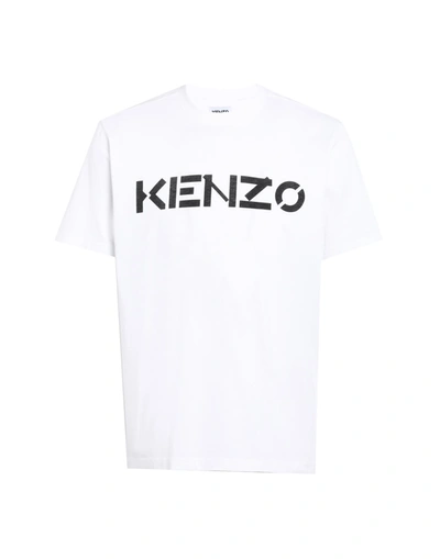 Shop Kenzo T-shirt Man T-shirt White Size Xl Cotton