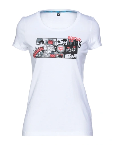Shop Arena Woman T-shirt White Size Xs Cotton