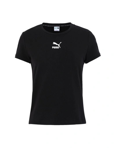 Shop Puma 599577 Woman T-shirt Black Size M Cotton, Elastane