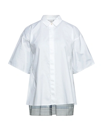 Shop Caliban 820 Shirts In White