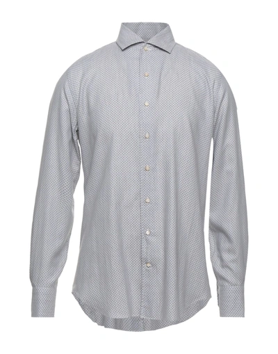 Shop Emanuele Maffeis Shirts In Light Grey