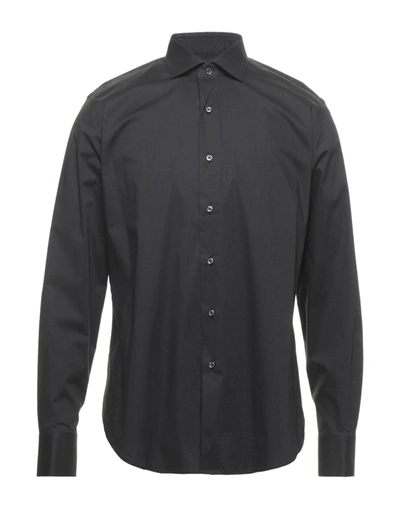 Shop Grigio Shirts In Black