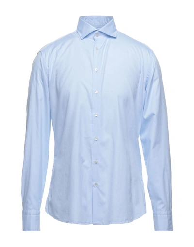 Shop Bastoncino Man Shirt Sky Blue Size 17 Cotton