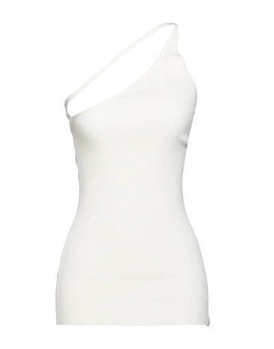 Shop Ssheena Woman Top Ivory Size M Viscose, Polyamide In White