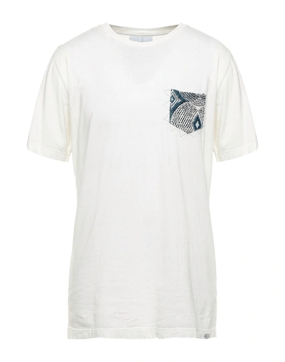 Shop White Sand 88 T-shirts In White