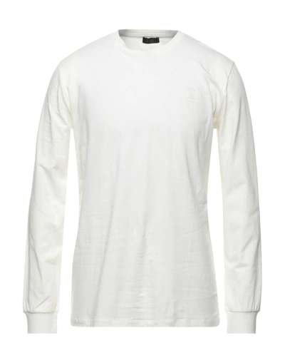 Shop Liu •jo Man Man T-shirt White Size S Cotton, Elastane