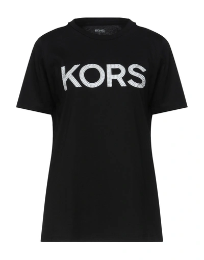 Shop Michael Michael Kors T-shirts In Black