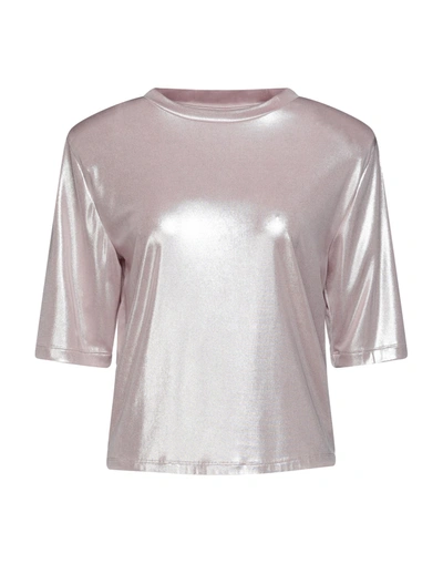 Shop Souvenir Woman T-shirt Light Pink Size S Polyester, Elastane