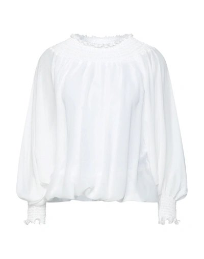 Shop Atos Lombardini Woman Blouse White Size 8 Polyester