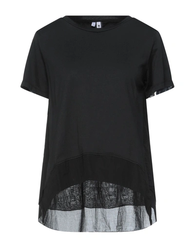 Shop European Culture Woman T-shirt Black Size Xs Cotton