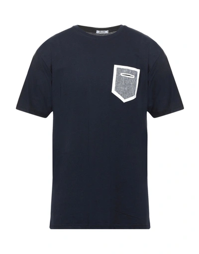 Shop Stilosophy Industry T-shirts In Dark Blue