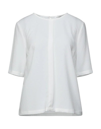 Le Coeur Twinset Blouses In White | ModeSens
