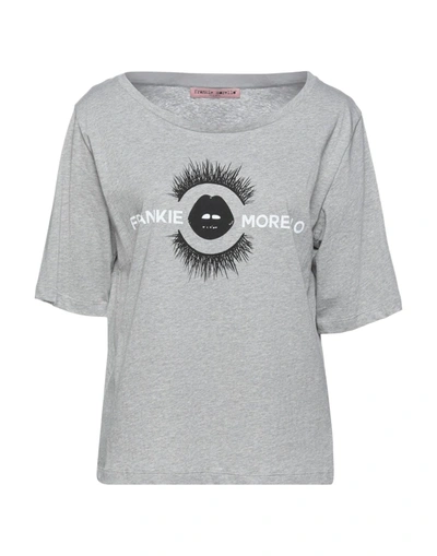 Shop Frankie Morello Woman T-shirt Light Grey Size Xl Cotton