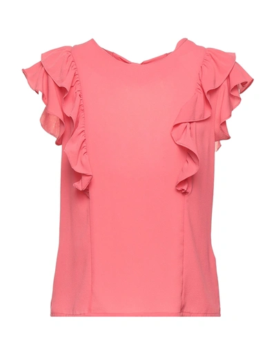Shop Molly Bracken Blouses In Coral