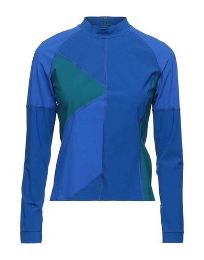 Shop Lndr Woman T-shirt Blue Size 8 Polyamide, Elastane