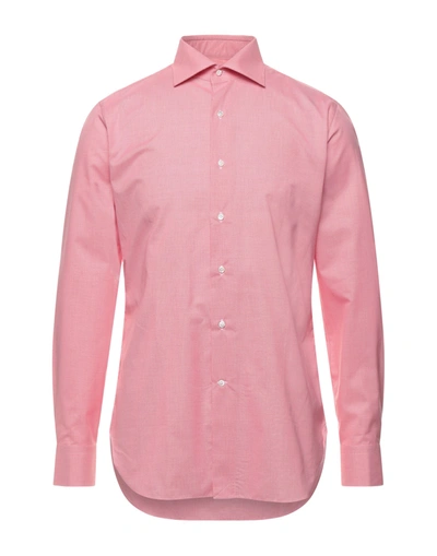 Shop Alessandro Gherardi Shirts In Red
