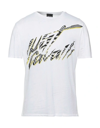 Shop Just Cavalli Man T-shirt White Size Xxl Cotton