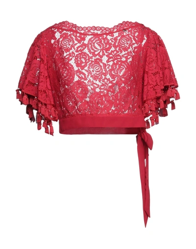 Shop Divedivine Blouses In Red