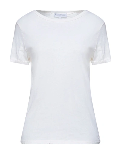 Shop Michael Stars T-shirts In Ivory